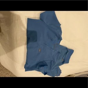 XS ceil blue catrina one pocket scub top and XS Zamora jogger pant